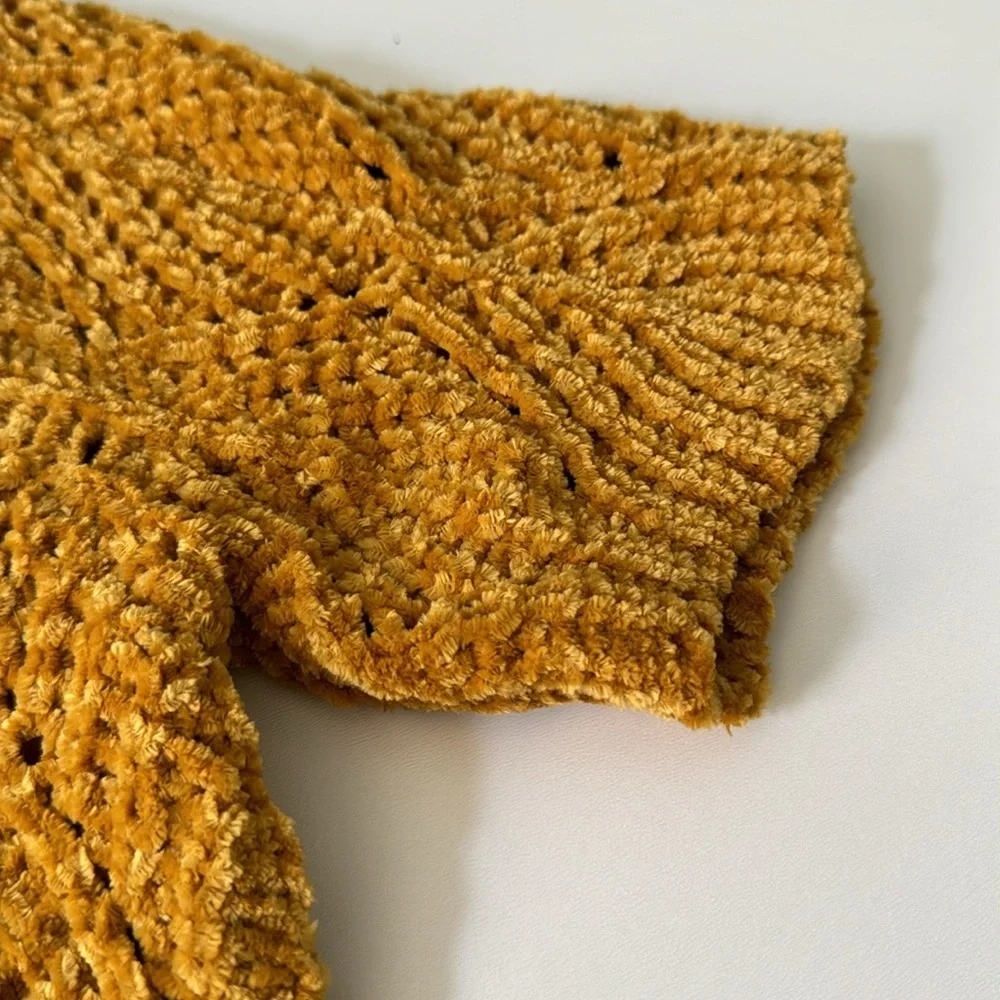 Ann Taylor LOFT Chenille short sleeve Bobble sweater Size Petite Small - Picture 6 of 10